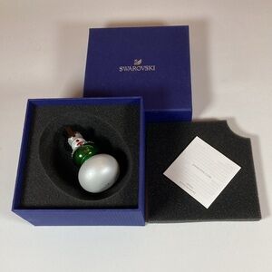 NIB Swarovski Holiday Cheers Snowman